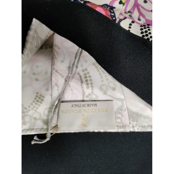 NWT Roberta Scarpa Whimsical Paisley Floral Elastic Waist Pleated Skirt Size 2 - Picture 8 of 16